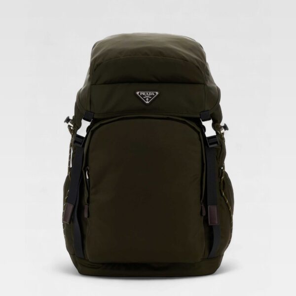 Prada Men's Triangle Logo Nylon Backpack