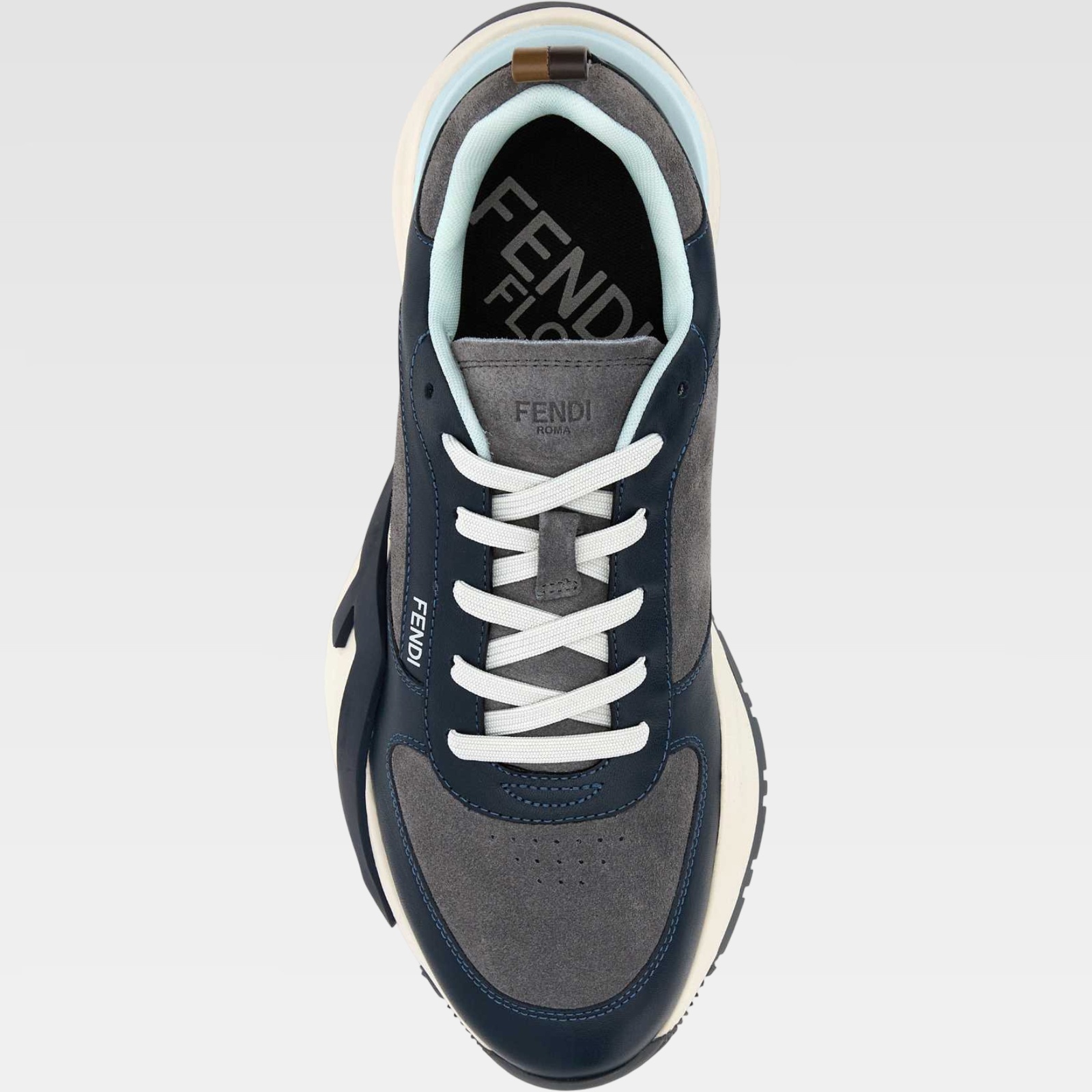 Fendi Men's Flow Lace-Up Sneakers - Image 3