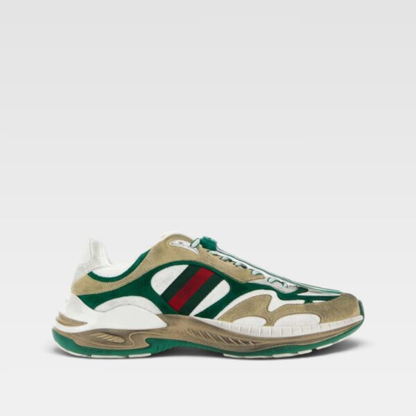 Gucci Men's Panelled Lace-Up Sneakers