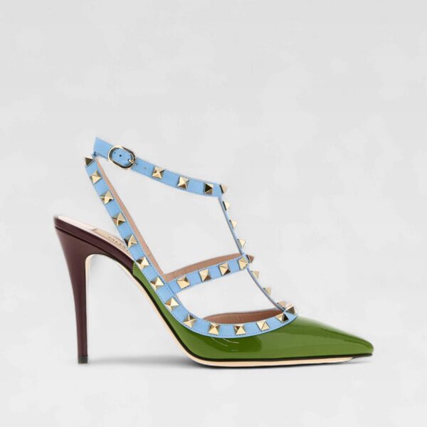 Valentino Garavani Rockstud Ankle Strap Pump
