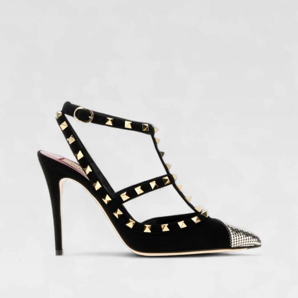 Valentino Garavani Rockstud Ankle Strap Pump