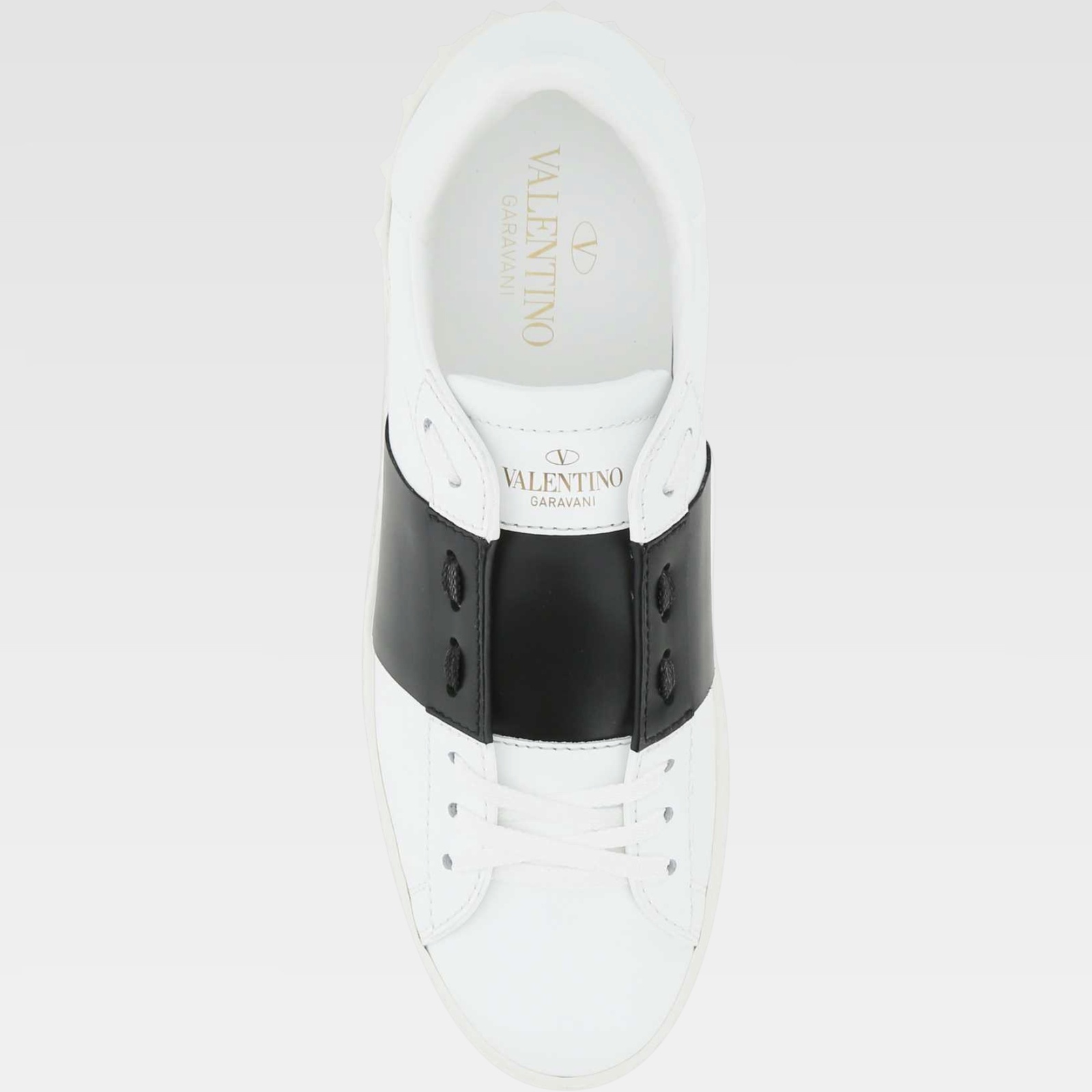 Valentino Garavani Men's Open Sneaker Black - Image 3
