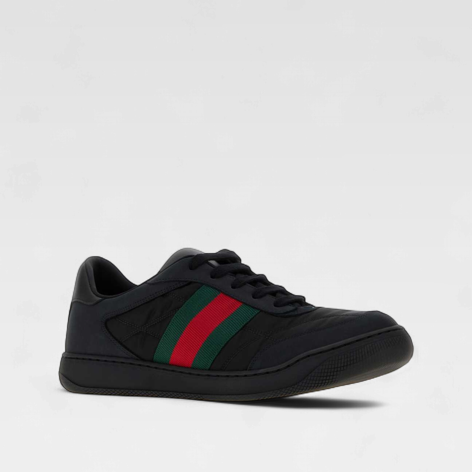 Gucci Men’s Screener Sneakers in Black - Imagen 2
