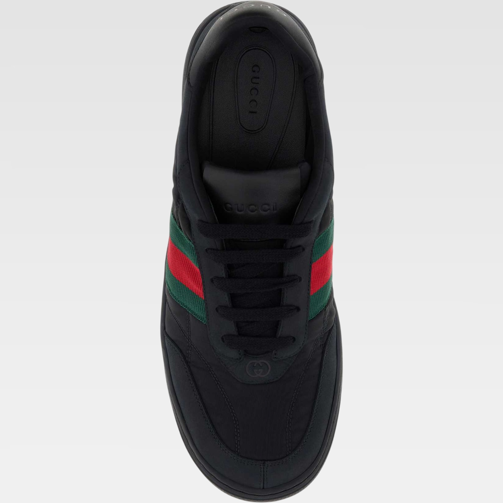 Gucci Men’s Screener Sneakers in Black - Imagen 3