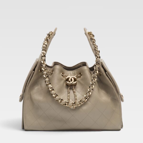 Chanel 25 Small Taupe