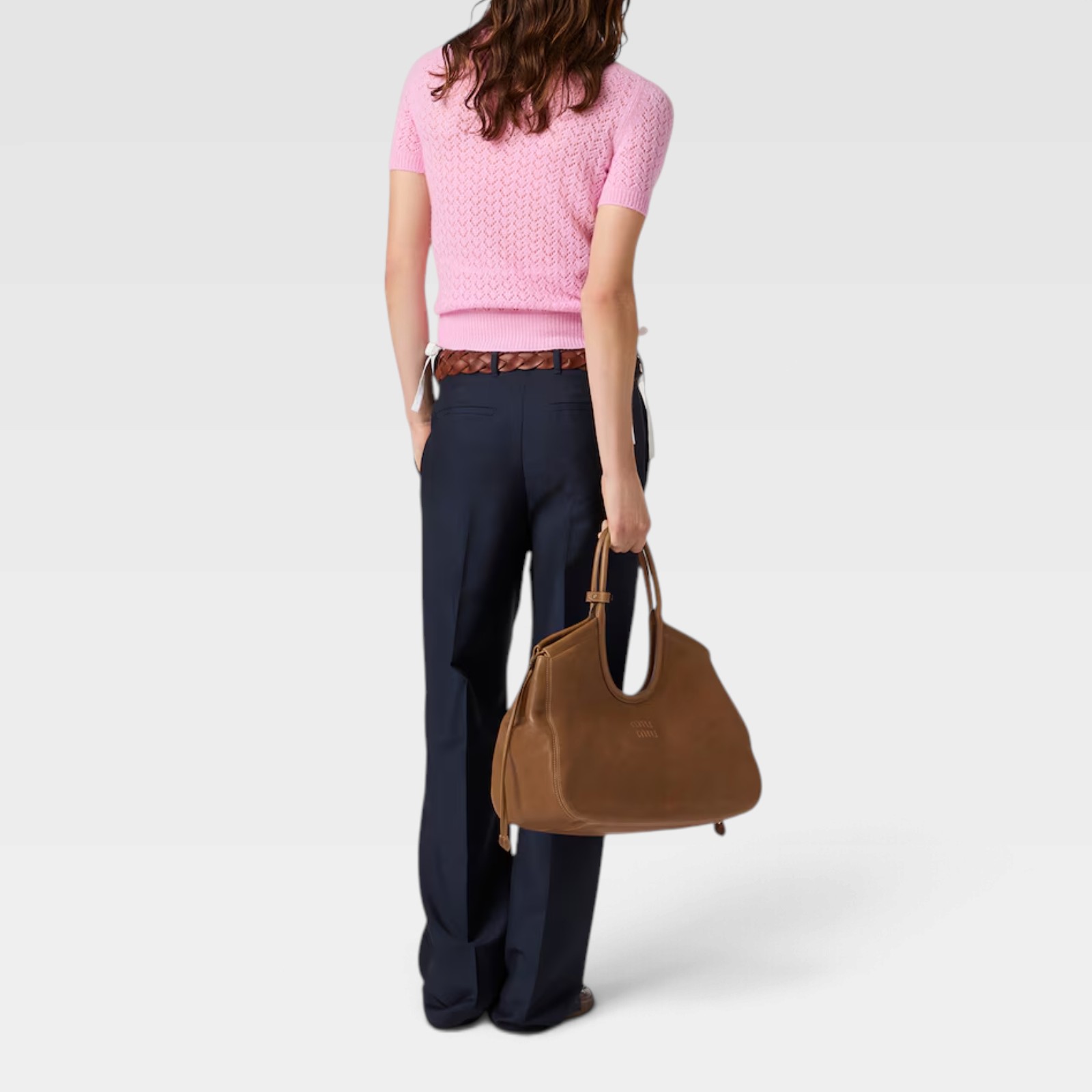 Miu Miu Ivy Nappa Leather Shopping Bag - Image 5