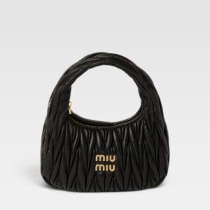 Miu Miu Wander Matelassé Hobo Bag