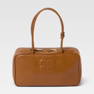 Miu Miu Beau Leather Top Handle Bag