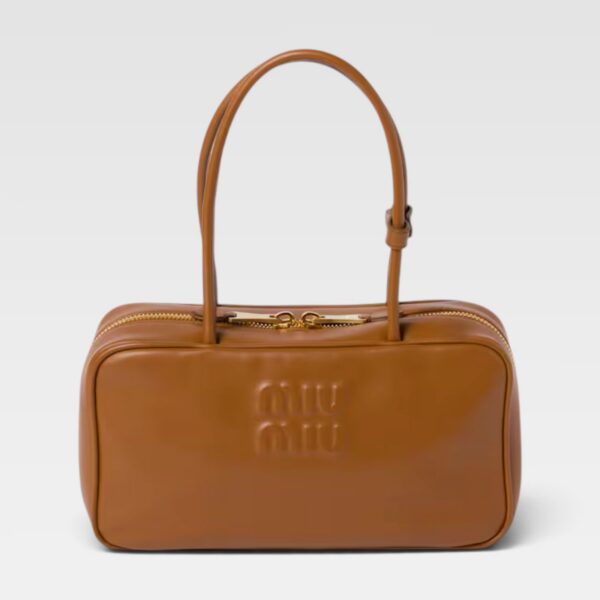 Miu Miu Beau Leather Top Handle Bag