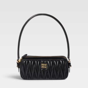 Miu Miu Matelassé Nappa Leather Pouch