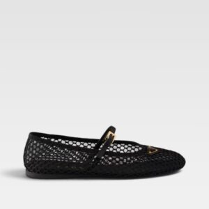 Prada Mesh Fabric Ballerina