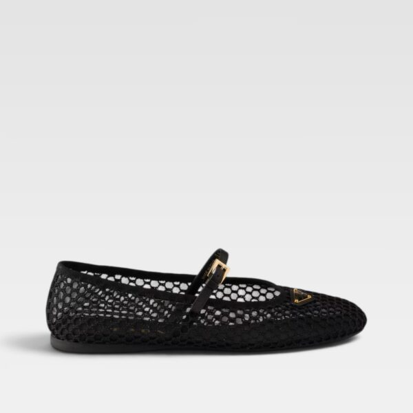 Prada Mesh Fabric Ballerina