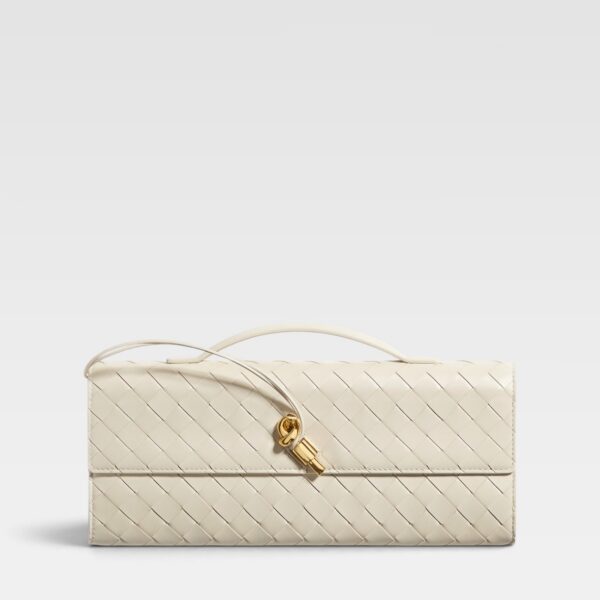Bottega Veneta Long Andiamo Clutch Bag with Handle