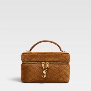 Saint Laurent Gaby Mini Suede Vanity Bag